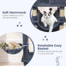 66 Inch Tall Cat Tree Multi-Level Cat Tower with 2 Condos Sisal Scratching Posts by LJGDeals