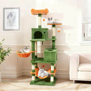 66 Inch Tall Cat Tree Multi-Level Cat Tower with 2 Condos Sisal Scratching Posts by LJGDeals
