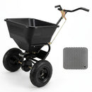 Walk-Behind Broadcast Spreader 66 LBS with 13" Tires by LJGDeals