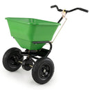 Walk-Behind Broadcast Spreader 66 LBS with 13" Tires by LJGDeals