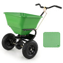 Walk-Behind Broadcast Spreader 66 LBS with 13" Tires by LJGDeals