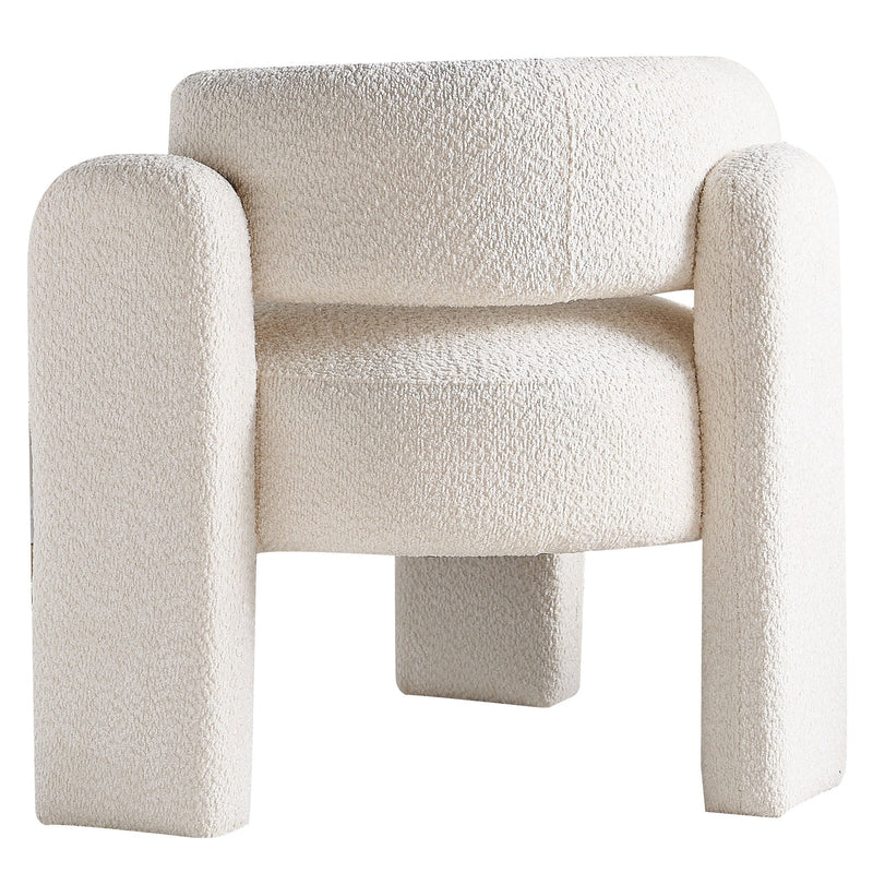 Walker Edison | Boucle Cloud Accent Chair Beige