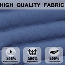 2PCS Outdoor Lounge Chair Cushion Replacement Set - Navy Blue by HouseOfZazla