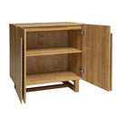 2 Door Cabinet, Suitable For Bedroom - Natural by HouseOfZazla