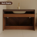 30" Modern Wall-Mounted Bathroom Vanity with Ceramic Sink
