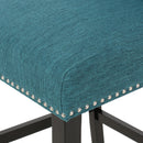 Vienna Contemporary Fabric Tufted Wingback Counter Stools (Set of 2) by HouseOfZazla
