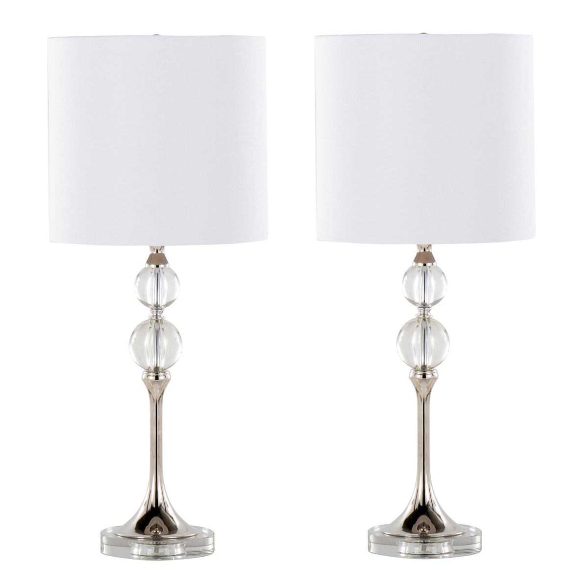 26" Contemporary Crystal Table Lamp, photo 2 of 8