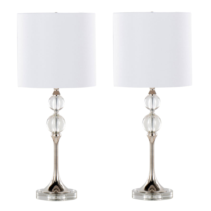 26" Contemporary Crystal Table Lamp, photo 2 of 8