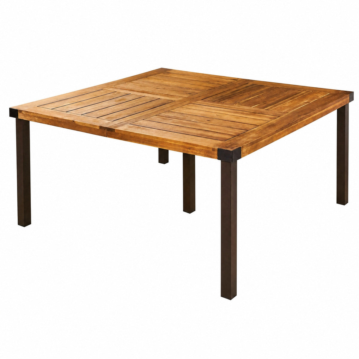 9-Piece Acacia Wood Outdoor Patio Dining Set, photo 7 of 10
