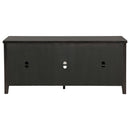 Sutter - 2 Door TV Stand With Mission Design - Dark Brown by HouseOfZazla