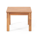 Halcyon - Outdoor Side Table With Slat Design