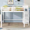 Loft Bed With Built In Storage Wardrobe And Staircase by HouseOfZazla