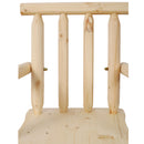 Rustic Bar Stool, Fir Wood Construction, Wide Armrest by HouseOfZazla