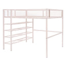 Loft Bed With 4 Tier Shelves And Storage by Unique Piece Furniture