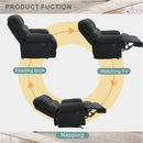 Modern Manual Rocker Recliner Chair