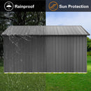 12x10 Ft Metal Garden Shed for Outdoor Storage by HouseOfZazla