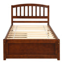 Platform Storage Bed Wood Bed Frame With Two Drawers And Headboard by Unique Piece Furniture