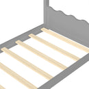 Twin House Floor Bed with Support Slats
