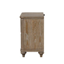 1 Piece Nightstand, Bedside Table With USB A And USB C Ports - Oak / Rustic by HouseOfZazla