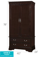 Elegant Traditional Armoire by Unique Piece Furniture