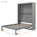Murphy Wall Bed With Shelves, Space Saving by HouseOfZazla