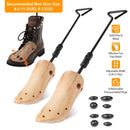 One Pair Boot Stretcher Adjustable Width Shoe Shaper Wooden Boot Widener Expander for Men Women
