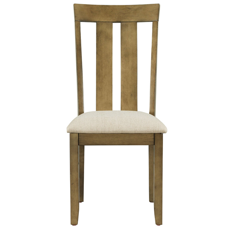 9-Piece Retro Style Dining Table Set 78" Wood Rectangular Table and 8 Dining Chairs for Dining Room (Natural Walnut)