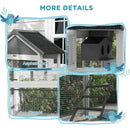 GobekUsa 67" Wooden Outdoor Bird Aviary for Finches and Parakeets