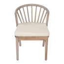 Outdoor Dining Chairs Set of 2, Acacia Wood Patio Chairs