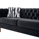Chesterfield - Modern Tufted Living Room Sofa, 84.25''W Couch by Unique Piece Furniture