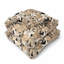 Outdoor Chair Cushions Set of 2, 19 x 19 x 4 Inch Tufted Seat Cushions by HouseOfZazla