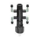 1/2" FPT x MPT x 1/4" Barb 4-Port Drip Manifold 67060