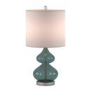Ellipse Curved Glass Table Lamp, Set of 2