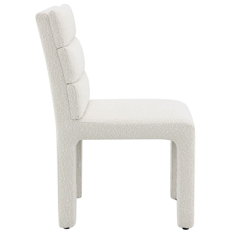 Hettie - Side Chair (Set of 2) - Beige Boucle, photo 2 of 7