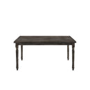 Claudia II - Weathered 7 Pieces Dining Room Set - Gray