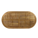 Outdoor Table With Smooth Lines, Slat Top by HouseOfZazla