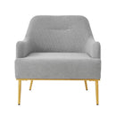 Modern Elegance Accent Chair With Curved Backrest by HouseOfZazla