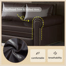 3 In 1 Convertible Sleeper Sofa With Nailhead Trim & Rolled Arm by HouseOfZazla
