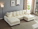 5 Seater Oversized Convertible L & U Shaped Couch by Unique Piece Furniture