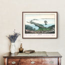 Vintage Map of Italy 1853