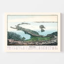 Vintage Map of Italy 1853