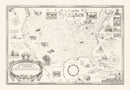 Vintage Map of United States 1926