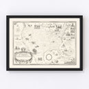 Vintage Map of United States 1926