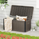 100 Gallon Large Deck Box with Lockable Lid for Patio by LJGDeals