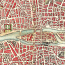 Vintage Map of Paris, France 1784