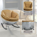Pippin - Top Grain Leather Rocking Chair - Morocco by HouseOfZazla