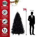 The 6-Foot Pre-Lit Black Christmas Tree