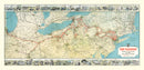 Vintage Erie Railroad Map 1927