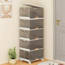 3/4/5/6-Cube Stackable Storage Bins with Detachable Wheels by LJGDeals