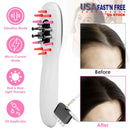Scalp Massage Comb with Red & Blue Light Therapy by LJGDeals